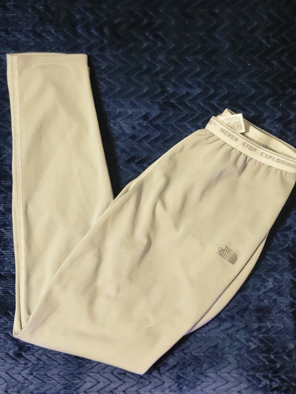 The North Face Women’s Grey Pants with Branded Waistband "Never Stop Exploring"